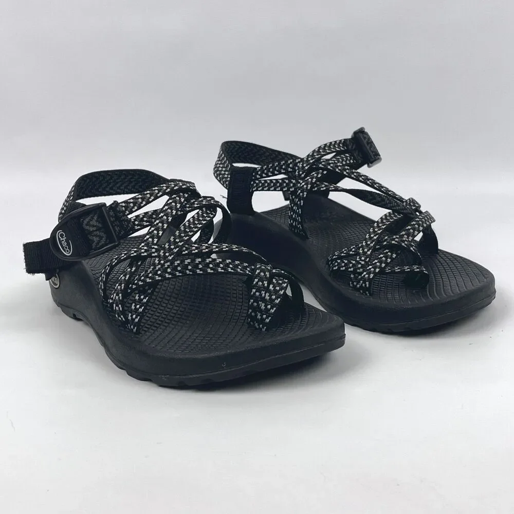 Chaco Women's Size 6W Classic Boost Black Double Strap Sandals J106266W